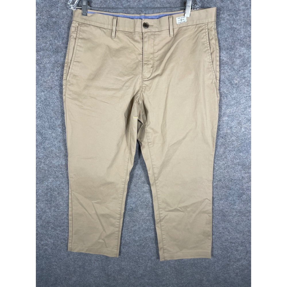 Tommy‎ Hilfiger Authentic Chino Pants Mens 36/32 Beige Casual Dress